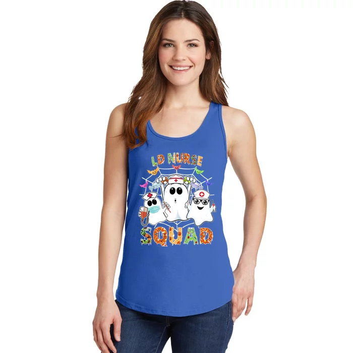 Ld Nurse Squad Boo Halloween Matching Gift Ladies Essential Tank