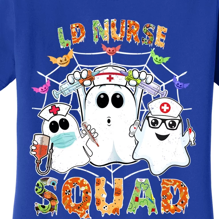 Ld Nurse Squad Boo Halloween Matching Gift Women's T-Shirt