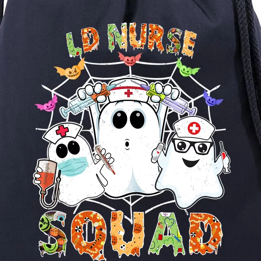 Ld Nurse Squad Boo Halloween Matching Gift Drawstring Bag