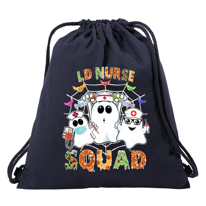 Ld Nurse Squad Boo Halloween Matching Gift Drawstring Bag