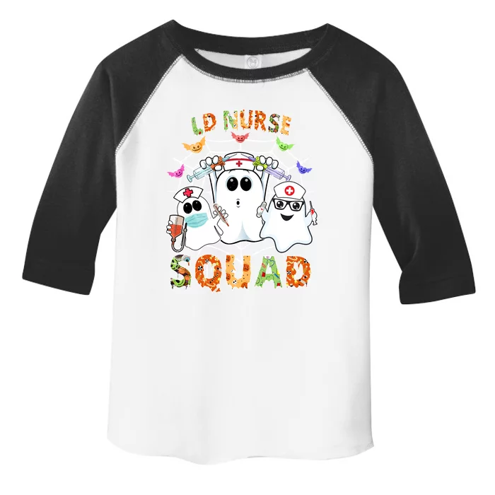 Ld Nurse Squad Boo Halloween Matching Gift Toddler Fine Jersey T-Shirt