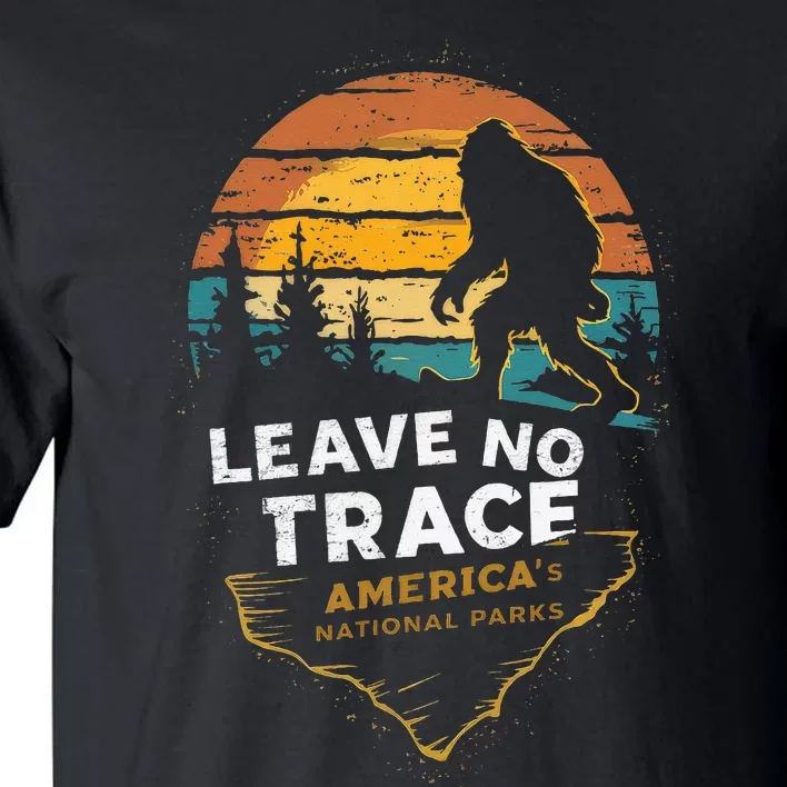 Leave No Trace AmericaS National Parks Tall T-Shirt