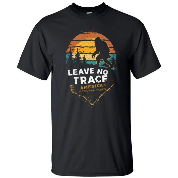 Leave No Trace AmericaS National Parks Tall T-Shirt