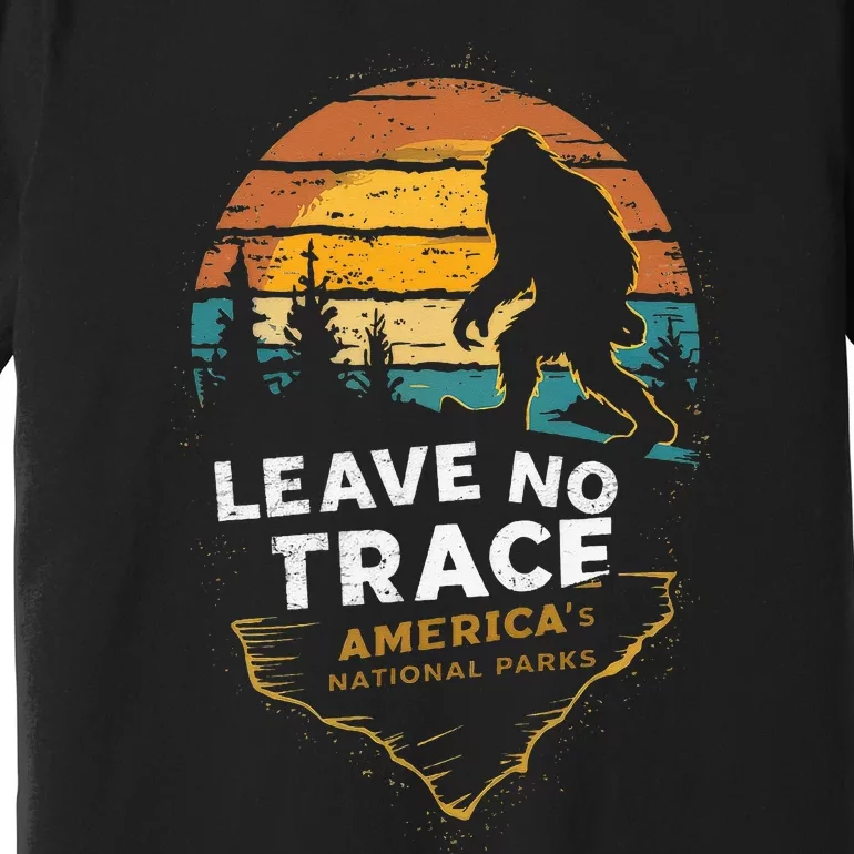 Leave No Trace AmericaS National Parks Premium T-Shirt