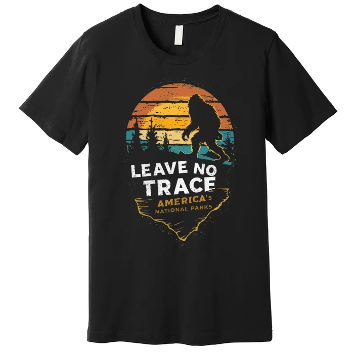 Leave No Trace AmericaS National Parks Premium T-Shirt