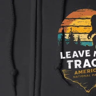 Leave No Trace AmericaS National Parks Full Zip Hoodie