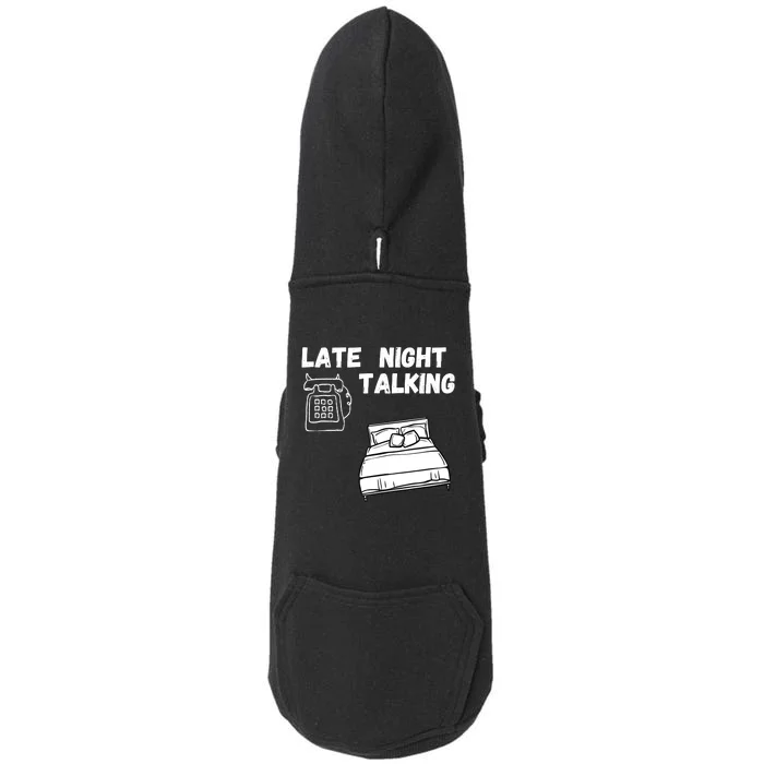 Late Night Talking Doggie 3-End Fleece Hoodie