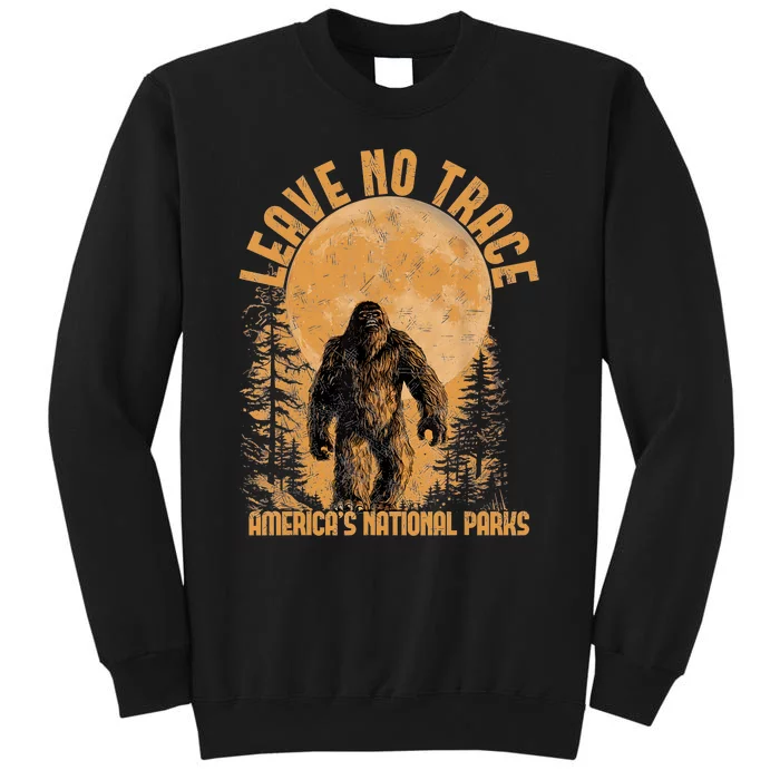 Leave No Trace America National Parks Funny Big Foot Sweatshirt