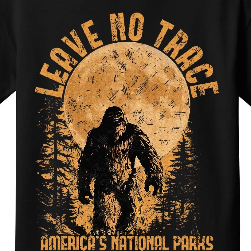 Leave No Trace America National Parks Kids T-Shirt