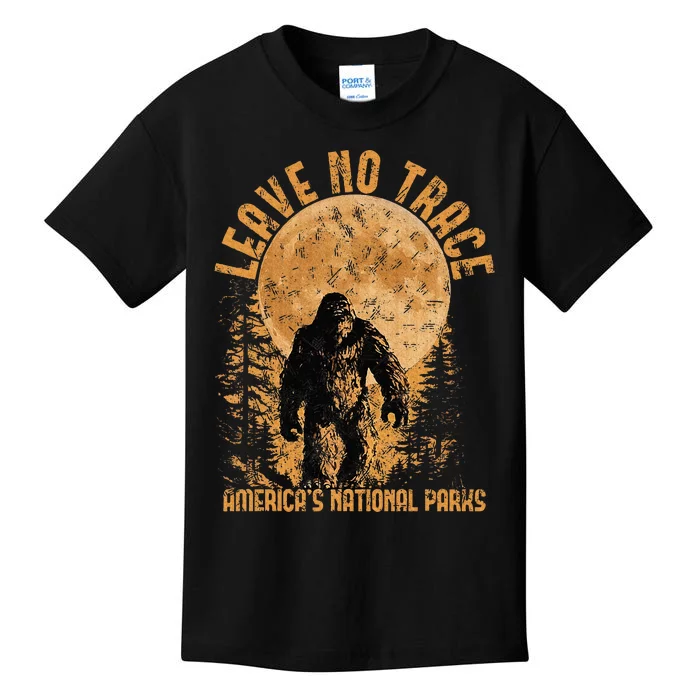 Leave No Trace America National Parks Kids T-Shirt