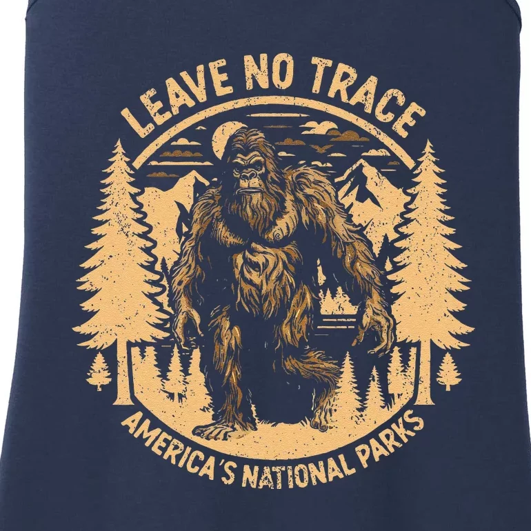 Leave No Trace Big Foot America National Parks Ladies Essential Tank