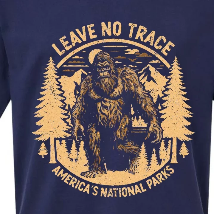 Leave No Trace Big Foot America National Parks Sueded Cloud Jersey T-Shirt