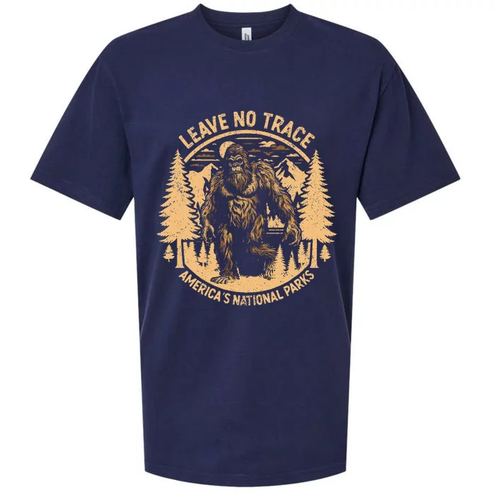 Leave No Trace Big Foot America National Parks Sueded Cloud Jersey T-Shirt