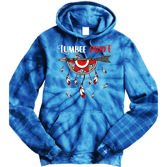 Lumbee Native Tribal Pride Indigenous Heritage Indian Tribe Funny Gift Tie Dye Hoodie