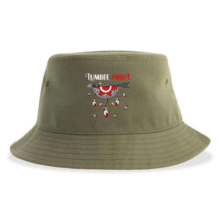 Lumbee Native Tribal Pride Indigenous Heritage Indian Tribe Funny Gift Sustainable Bucket Hat