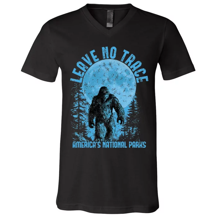 Leave No Trace America National Parks V-Neck T-Shirt