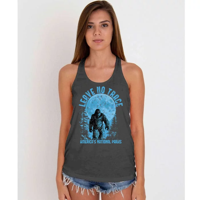 Leave No Trace America National Parks Women's Knotted Racerback Tank