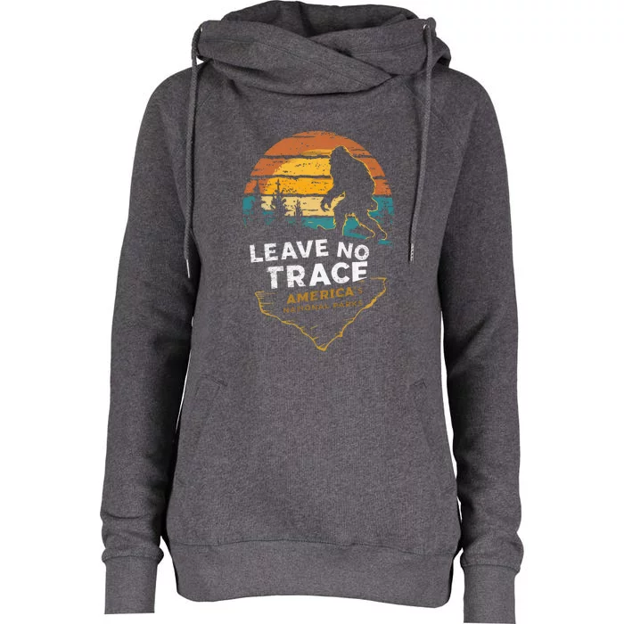 Leave No Trace AmericaS National Parks Womens Funnel Neck Pullover Hood