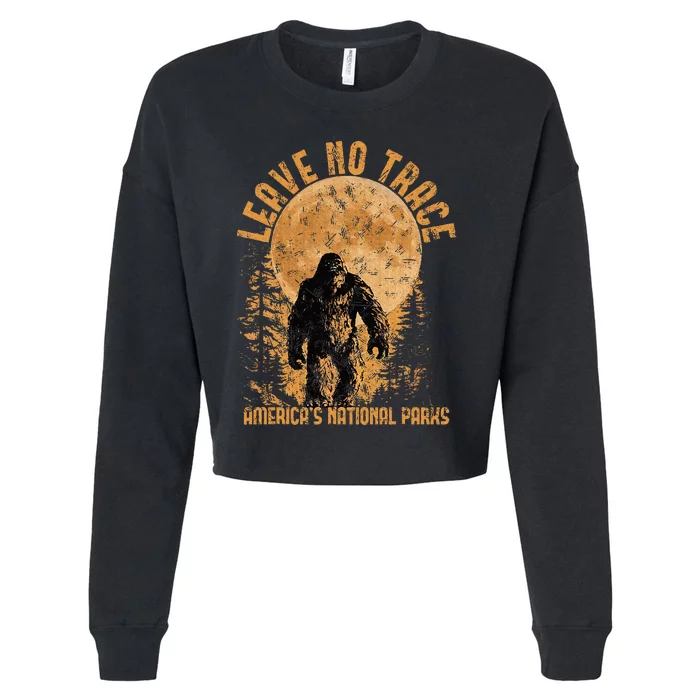 Leave No Trace America National Parks Cropped Pullover Crew