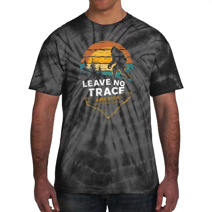 Leave No Trace AmericaS National Parks Tie-Dye T-Shirt