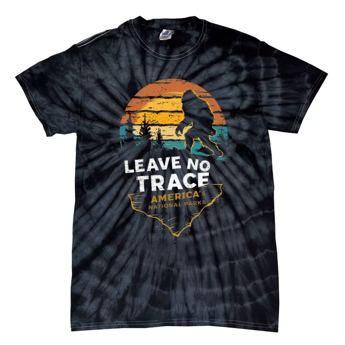 Leave No Trace AmericaS National Parks Tie-Dye T-Shirt