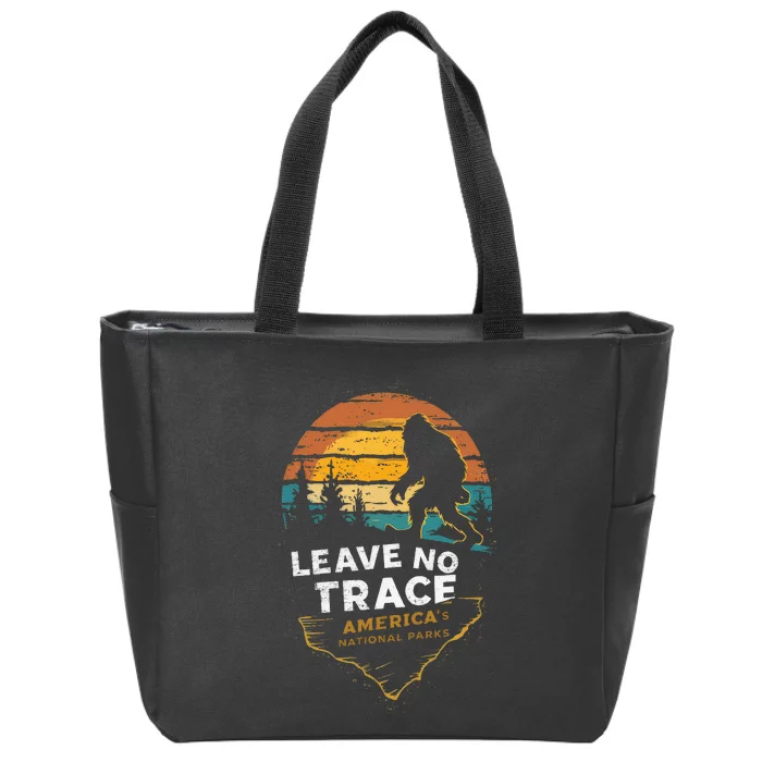 Leave No Trace AmericaS National Parks Zip Tote Bag