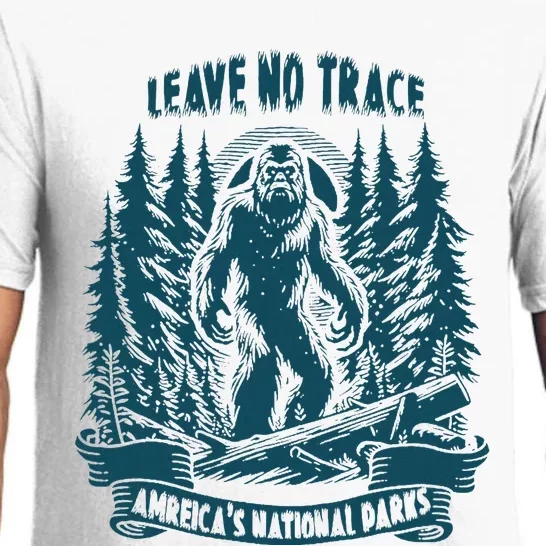 Leave No Trace America National Parks Big Foot Pajama Set