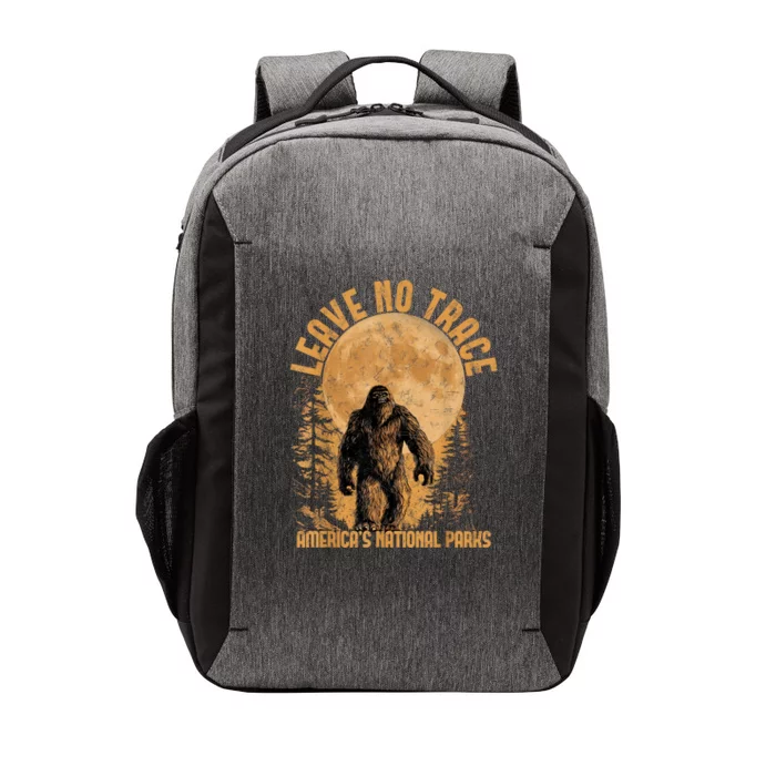 Leave No Trace America National Parks Funny Big Foot Vector Backpack