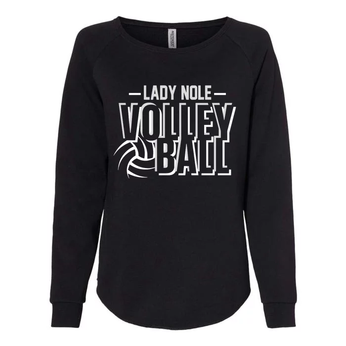 Lady Nole Volleyball Womens California Wash Sweatshirt