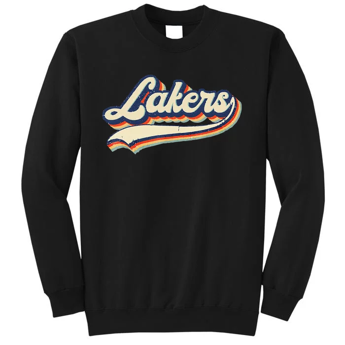 Laker Name Vintage Retro Gift Men Women Boy Girl Sweatshirt