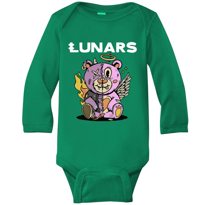 Lunars No Way In Hell Baby Long Sleeve Bodysuit