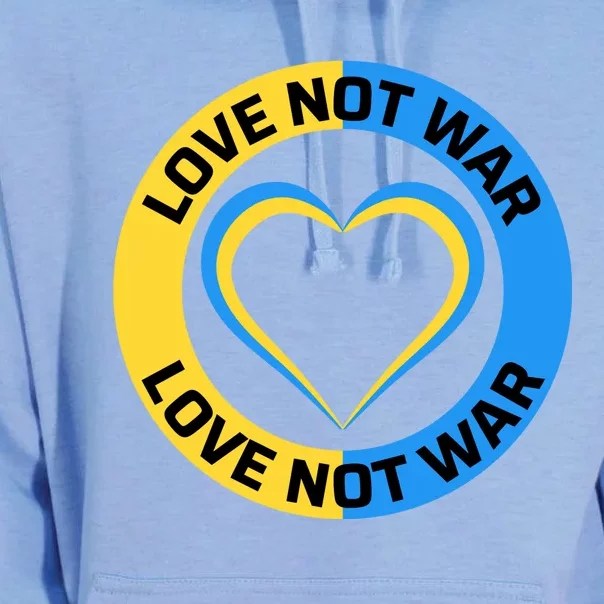 Love Not War For Ukrainian Supporters 5 Unisex Surf Hoodie