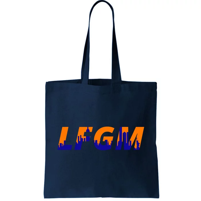 LFGM New York City Skyline Tote Bag