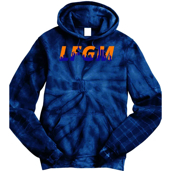 LFGM New York City Skyline Tie Dye Hoodie