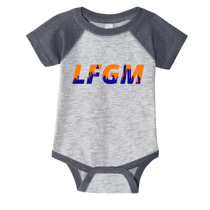 LFGM New York City Skyline Infant Baby Jersey Bodysuit