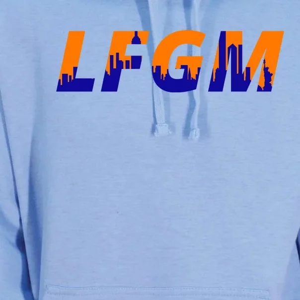 LFGM New York City Skyline Unisex Surf Hoodie