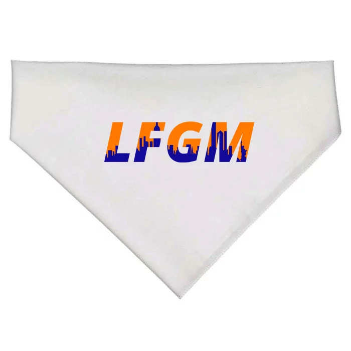 LFGM New York City Skyline USA-Made Doggie Bandana