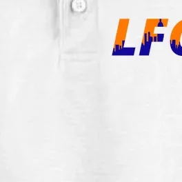 LFGM New York City Skyline Dry Zone Grid Performance Polo