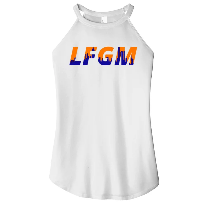 LFGM New York City Skyline Women’s Perfect Tri Rocker Tank