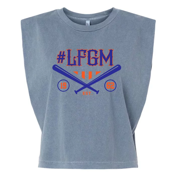 LFGM New York Baseball Est 1962 Garment-Dyed Women's Muscle Tee