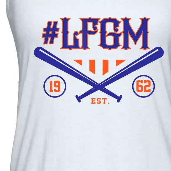 LFGM New York Baseball Est 1962 Ladies Essential Flowy Tank