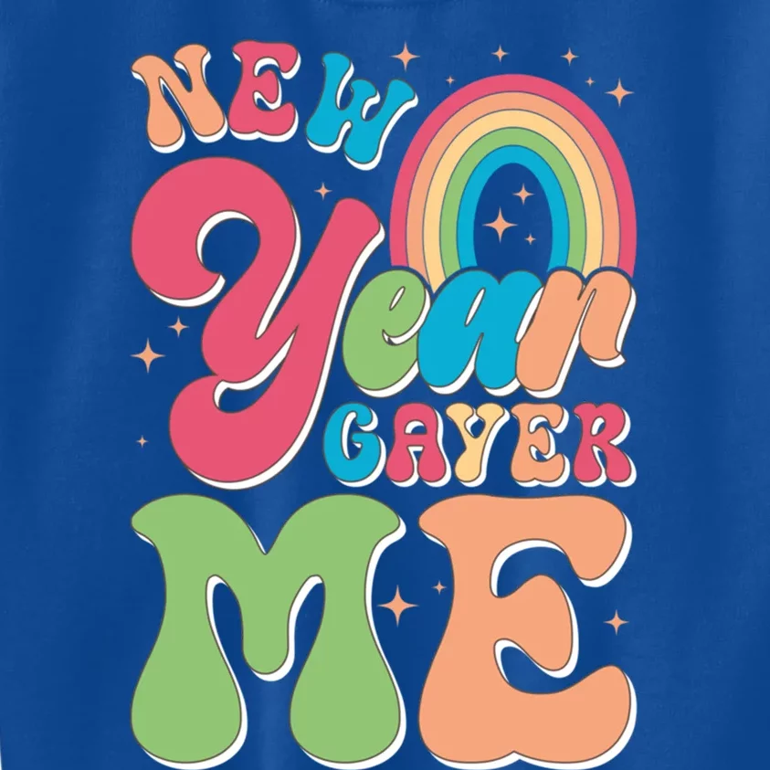 Lgbt New Year Gayer Me Gay Lesbian New YearS Eve Party Cute Gift Kids Sweatshirt