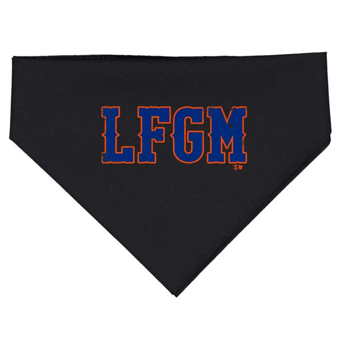 Lfgm New York Baseball USA-Made Doggie Bandana