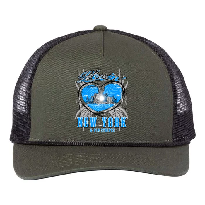 Loving New York Retro Rope Trucker Hat Cap