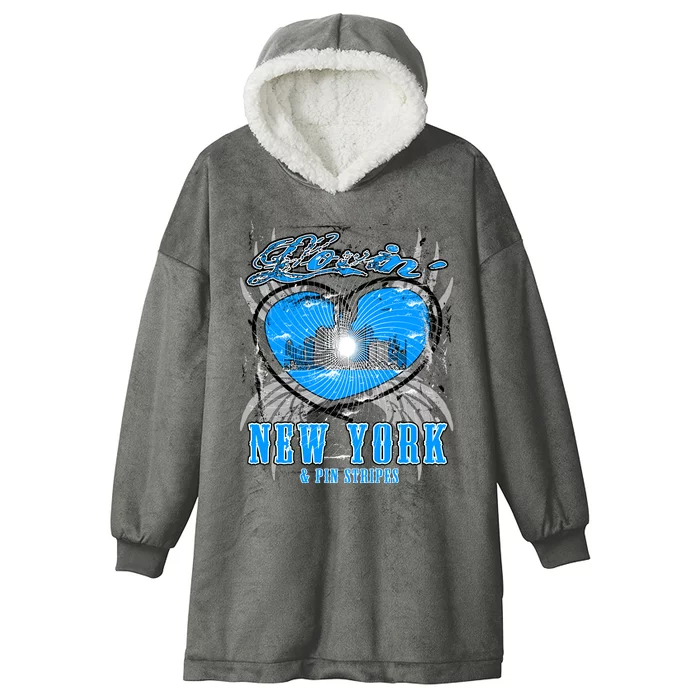 Loving New York Hooded Wearable Blanket