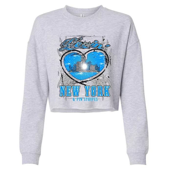 Loving New York Cropped Pullover Crew