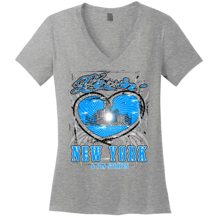 Loving New York Women's V-Neck T-Shirt