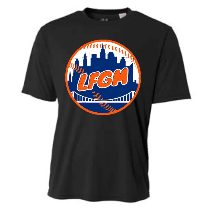 LFGM New York Baseball Cooling Performance Crew T-Shirt