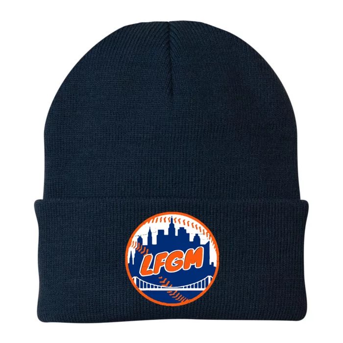 LFGM New York Baseball Knit Cap Winter Beanie