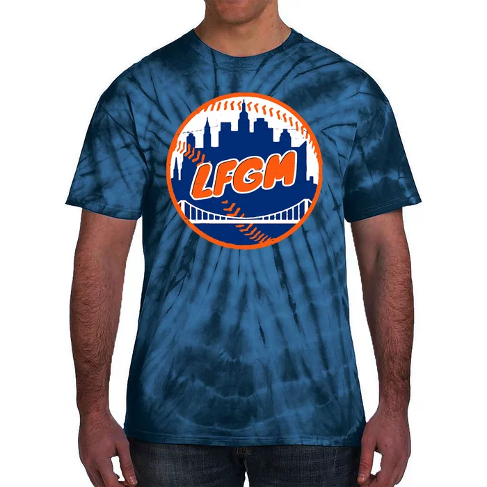 LFGM New York Baseball Tie-Dye T-Shirt